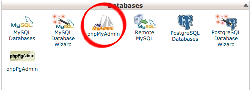 cPanel Database and phpMyAdmin